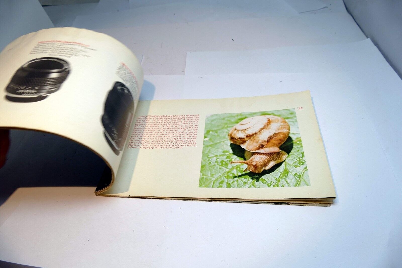 Guide To Minolta SLR Camera System SRT  Celtic Rokkor Lens Brochure Add SRT 101