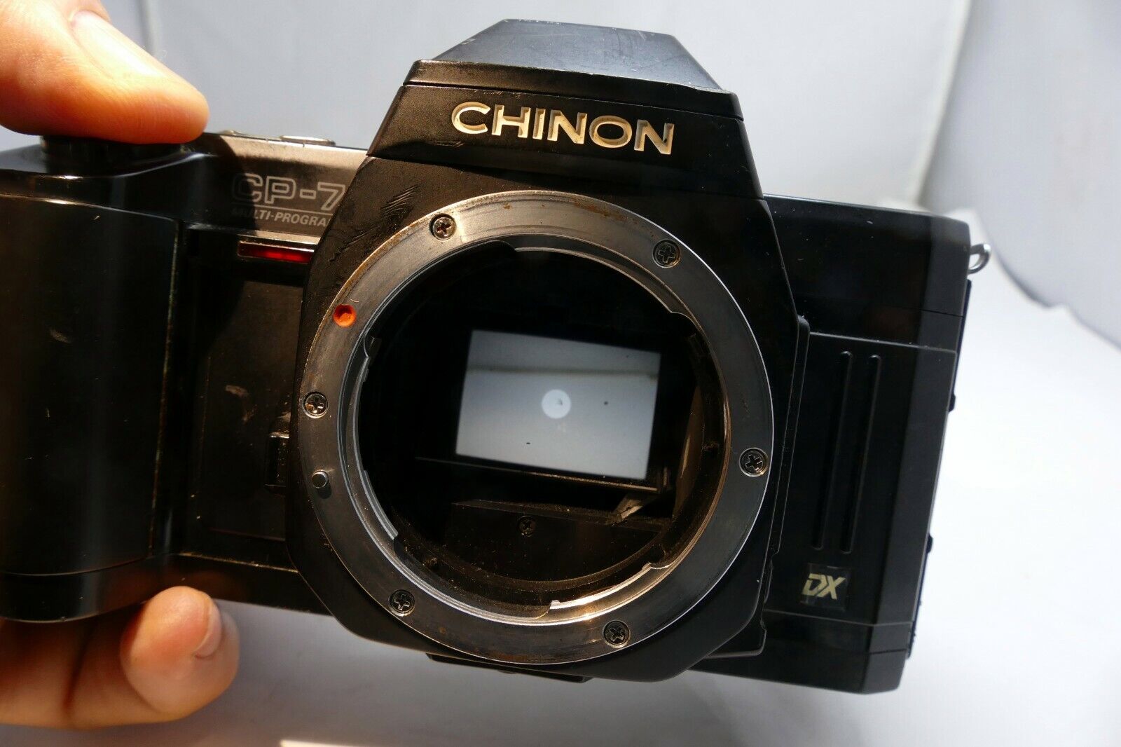 Chinon CP-7m 35mm SLR Film Camera body only  - AS IS parts