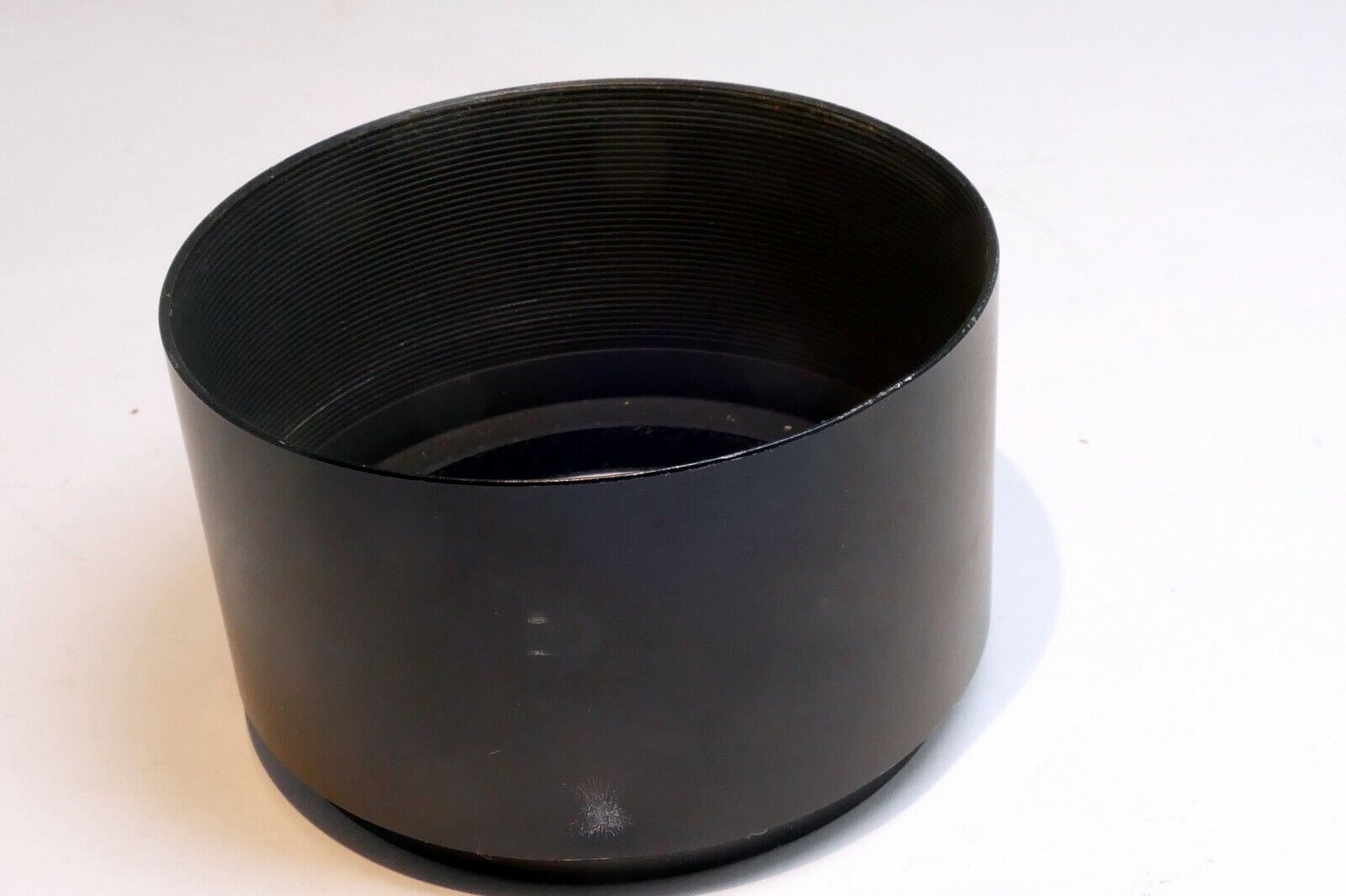 57mm ID  Lens Hood Shade slip on type Unknown brand vintage metal