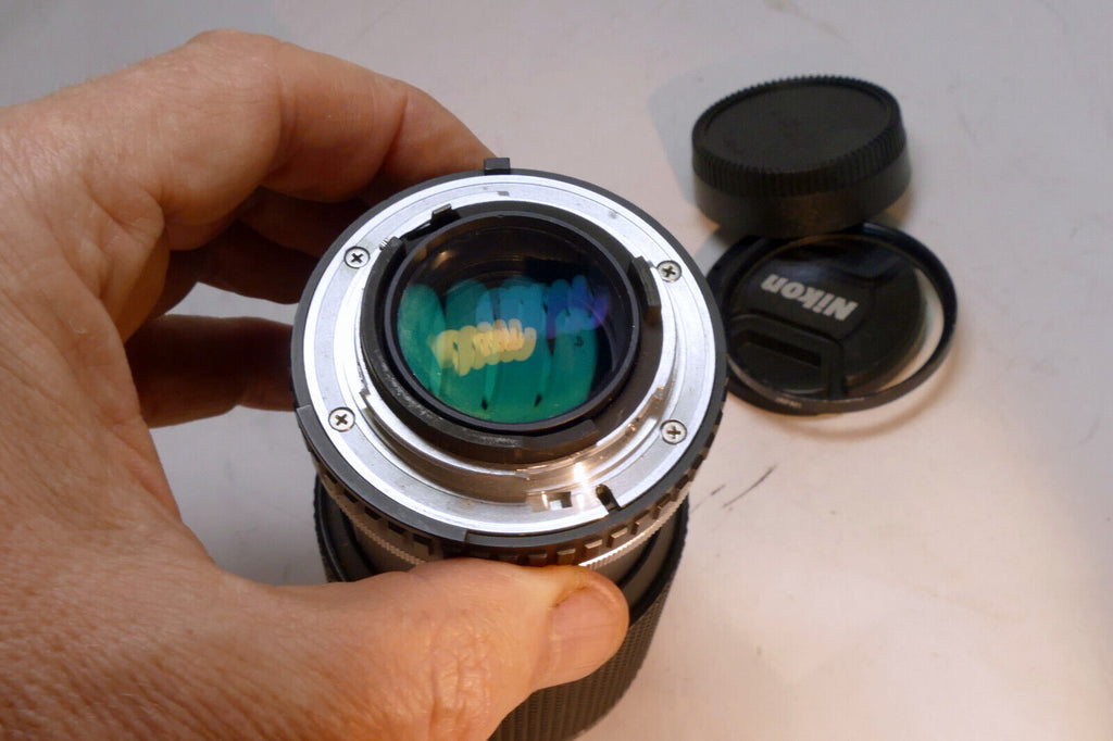 Nikon 75-150mm f3.5 Ai-s E series Lens  manual focus w/ fungus webbing glass