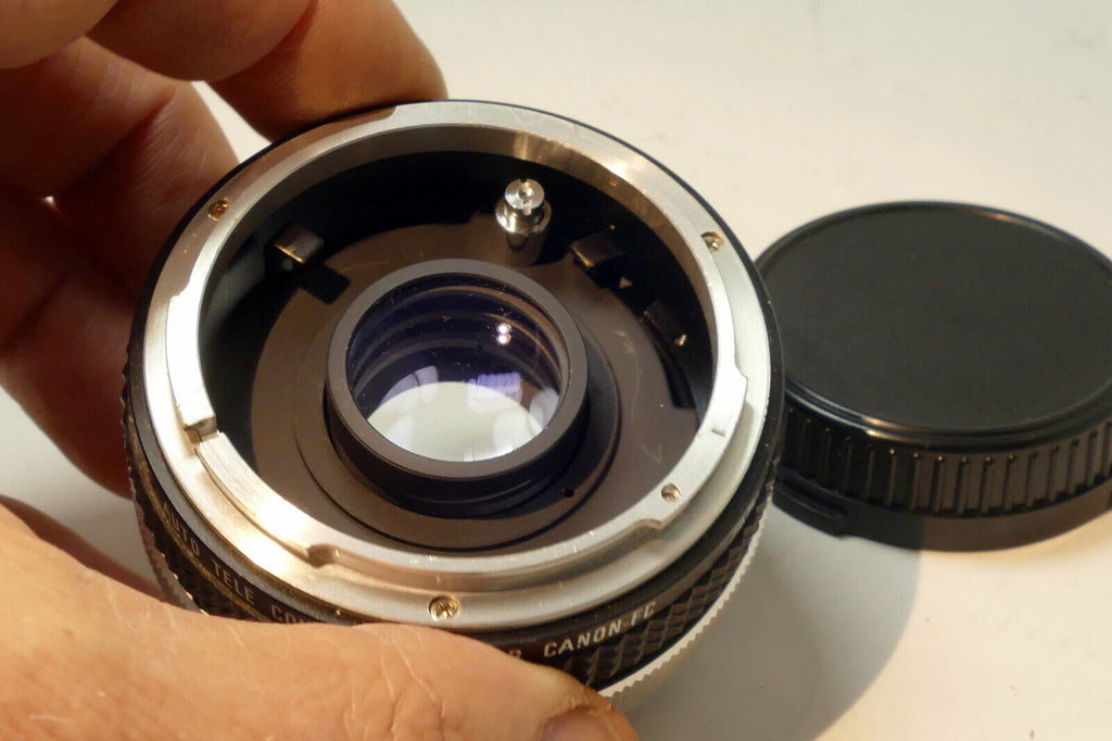 DeJur 2X Teleconverter lens Tele-plus for Canon C / FD  mount  w/ front cap