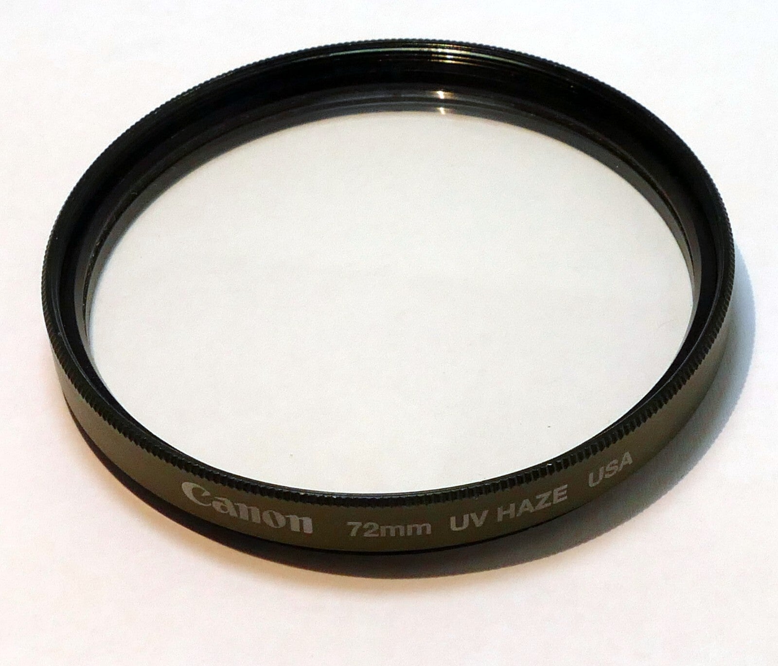 Canon 72mm UV Haze made in USA - OEM Genuine , with Bronze gold tone rim