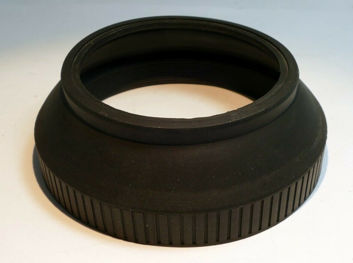 Slip on type Rubber Hood shade for  62mm rim ( parts missing metal ring)