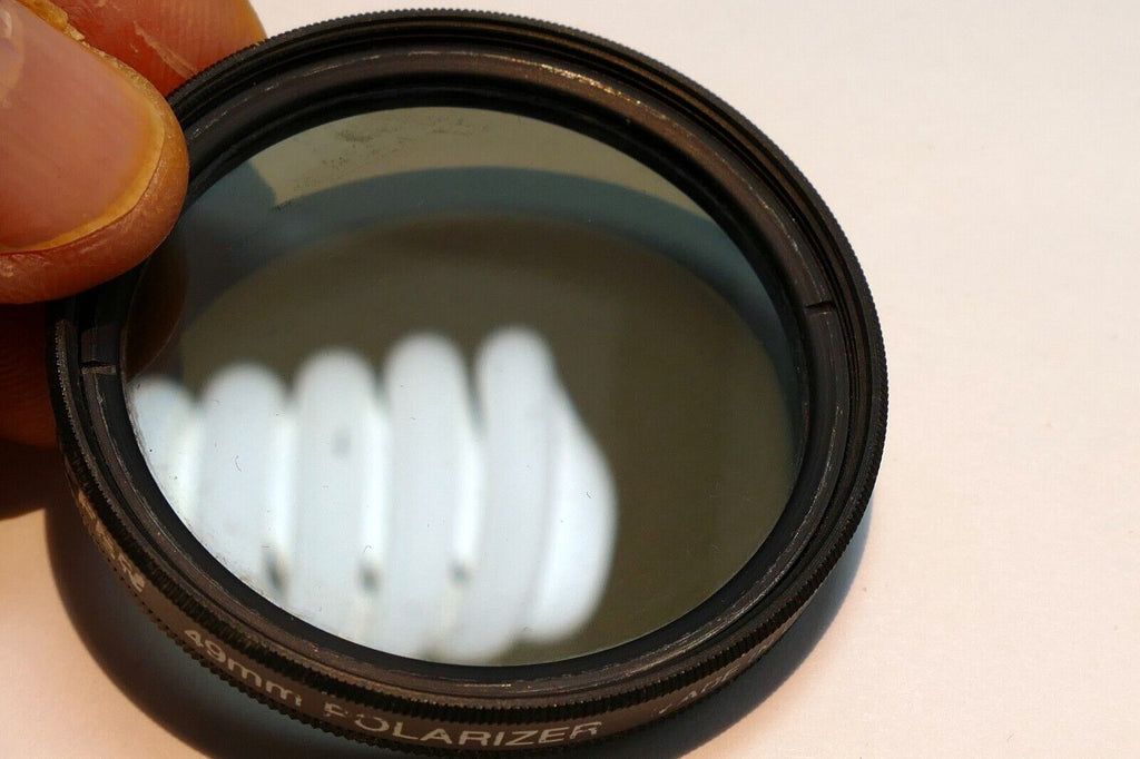 Tiffen 49mm Lens Filter  Polarizer PL Linear  made in USA