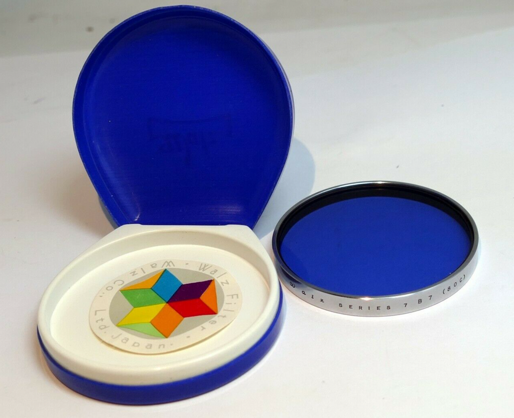 Walz Series 7 VII 50.8mm filter drop in 80C B7 Clear-Flash light blue