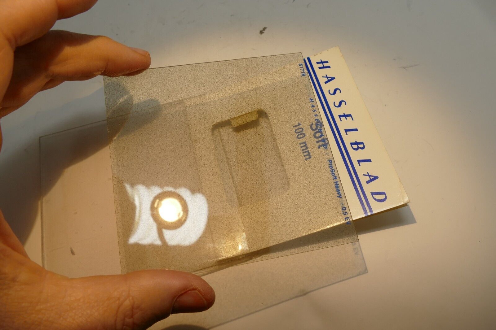 Hasselblad Soft 100mm  Heavy 51718 Square Filter 4X4' Diffusion portraiture