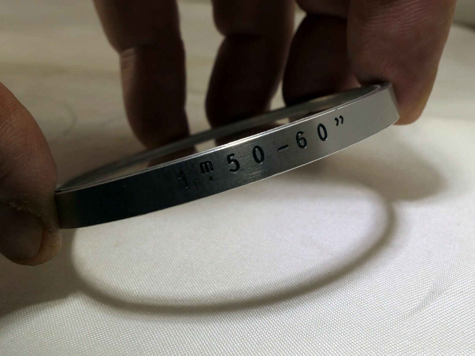 1m 50-60" Clear  Series VIII 8 Daylight Lens Filter drop in type 63.5mm OD