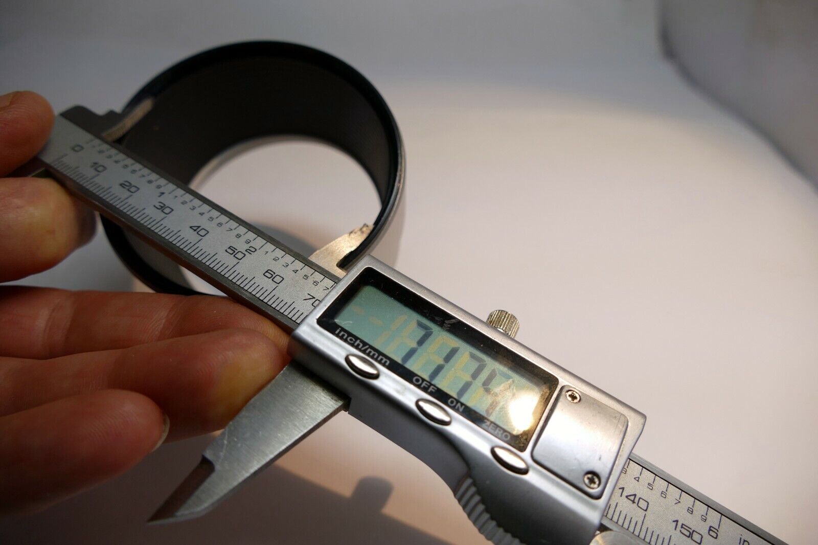 64mm ID plastic Lens adapter  unknown brand threaded front 72mm