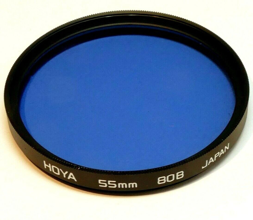Hoya 55mm Filter 80B  deep blue cooling made in Japan