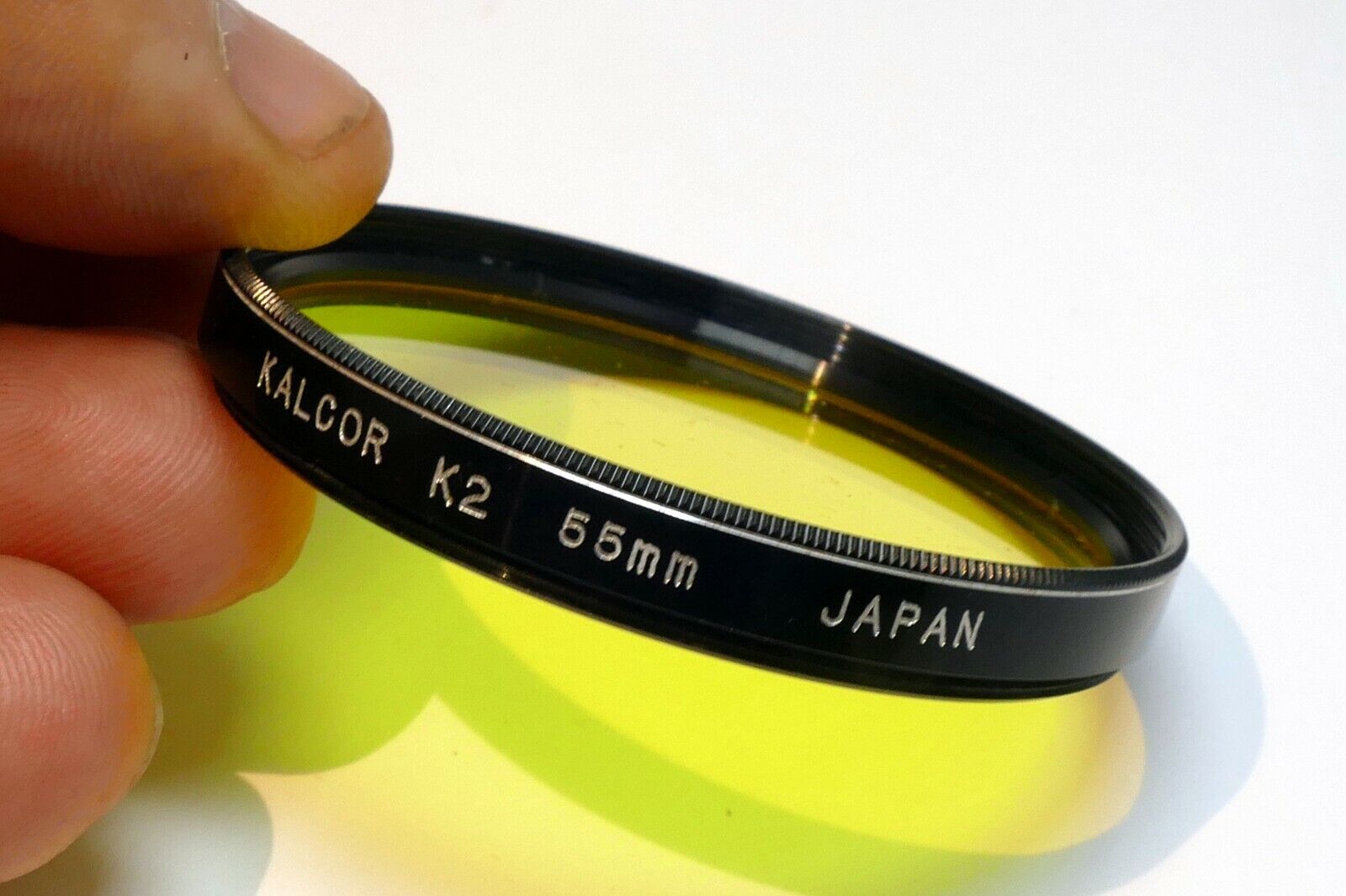 Kalcor 55mm Filter  K2 Yellow  made in Japan