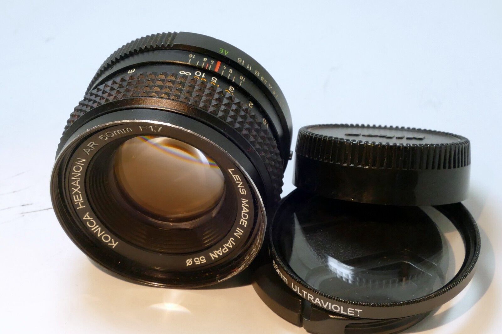 Konica Hexanon AR 50mm f1.7 Manual Focus Prime Lens  -