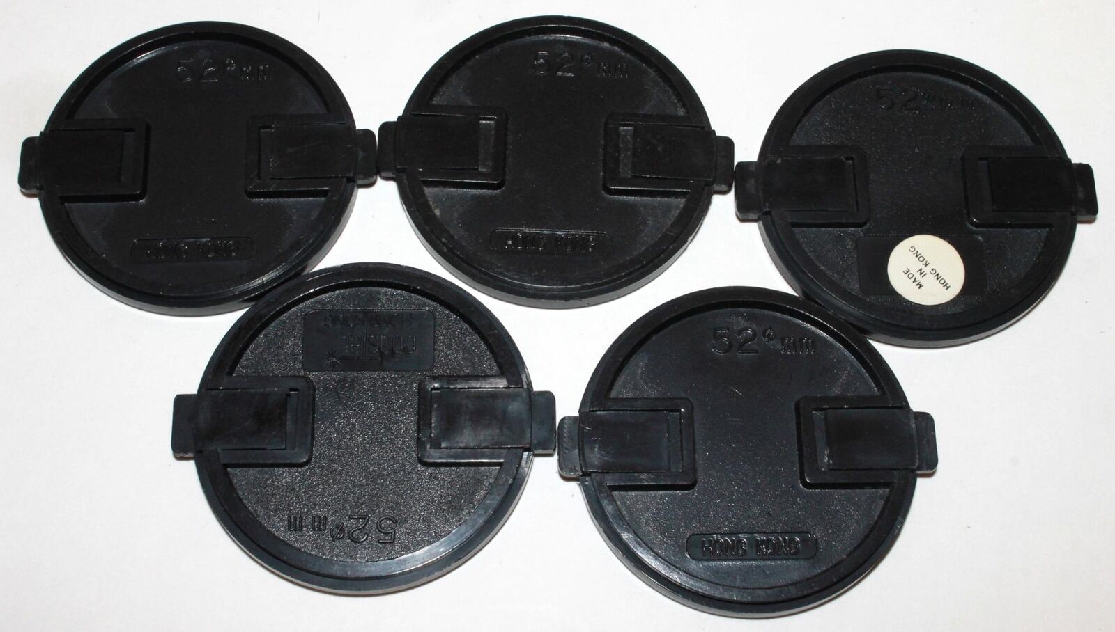 Front  Lens Cap 52mm  made in  Hong Kong