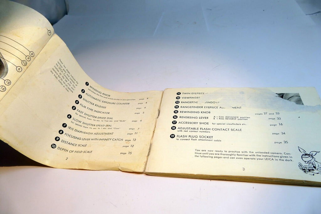 Leica IF IIF IIIF camera Manual Instruction Guide  Book  Germany OEM Genuine