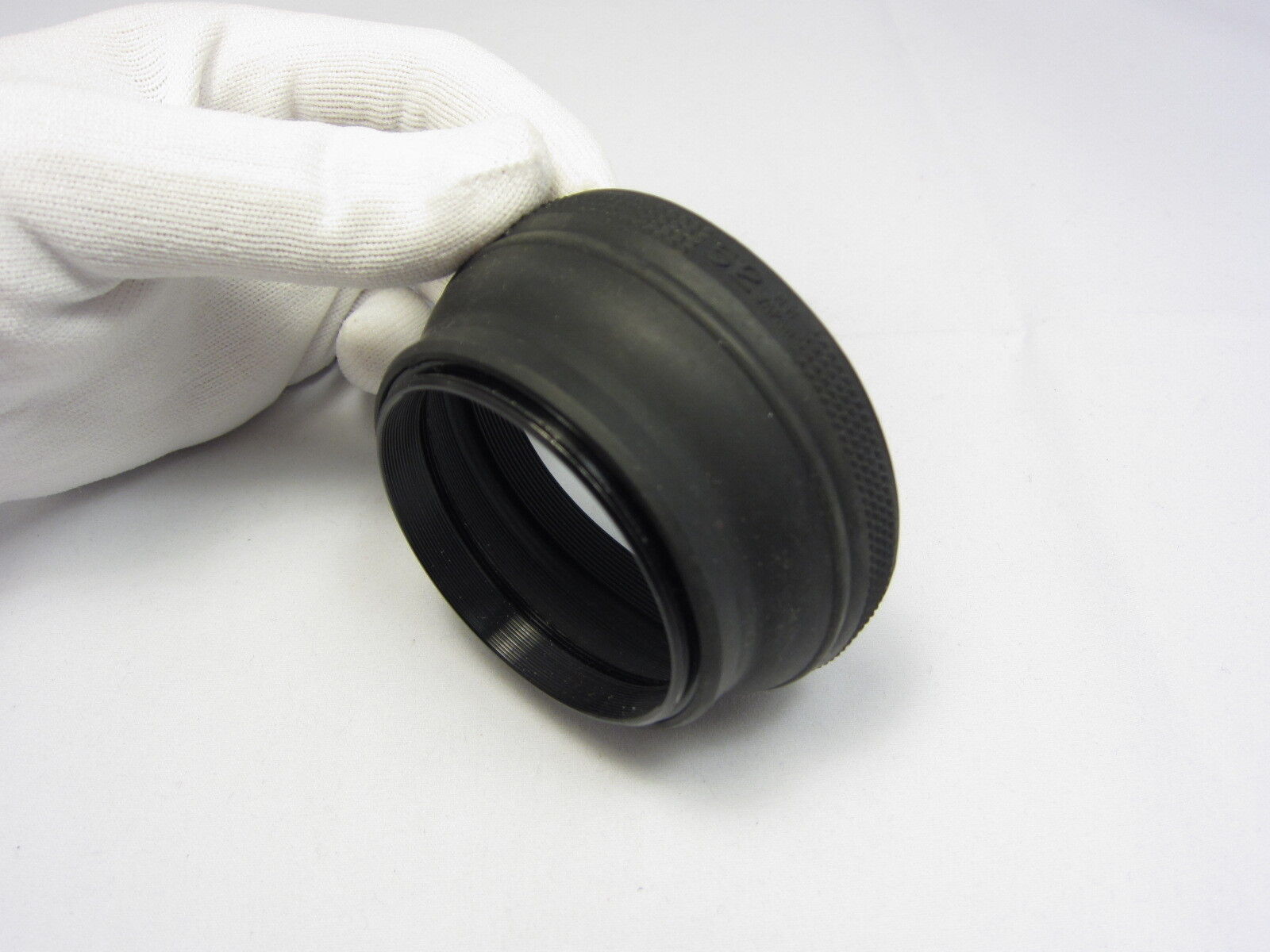 Used Unknown Brand 52mm Collapsible Rubber Lens Hood