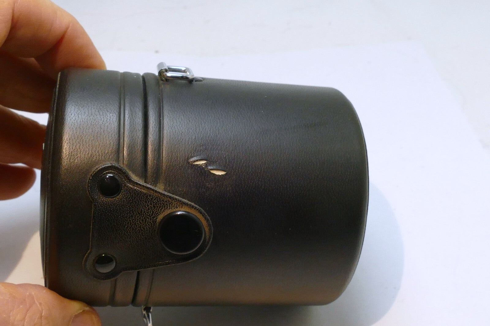 Olympus Hard Lens Case for OM 100mm f2.8 genuine OEM fits 85mm f2 Zuiko OM