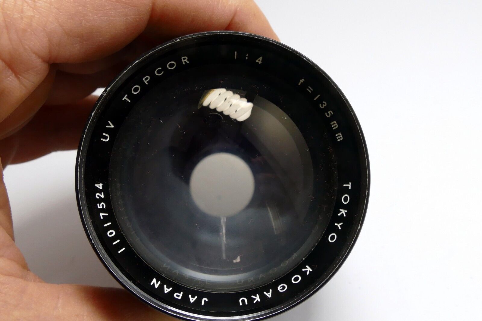 Topcon 135mm f/4 UV Topcor Lens - for parts or repair with fungus haze