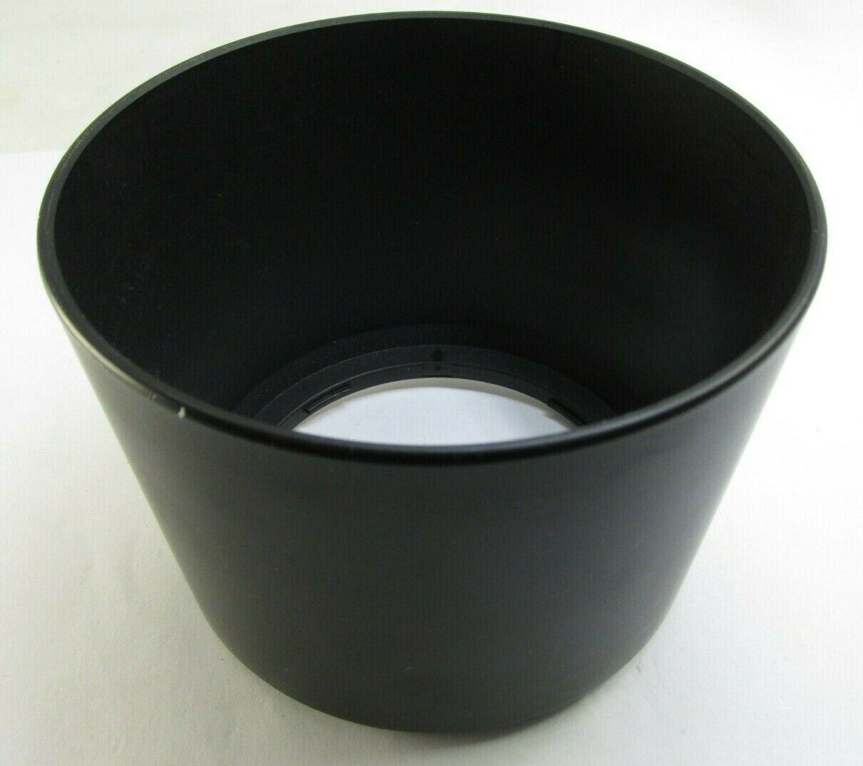 Plastic Lens Hood unknown brand 63.5mm ID  twist on type