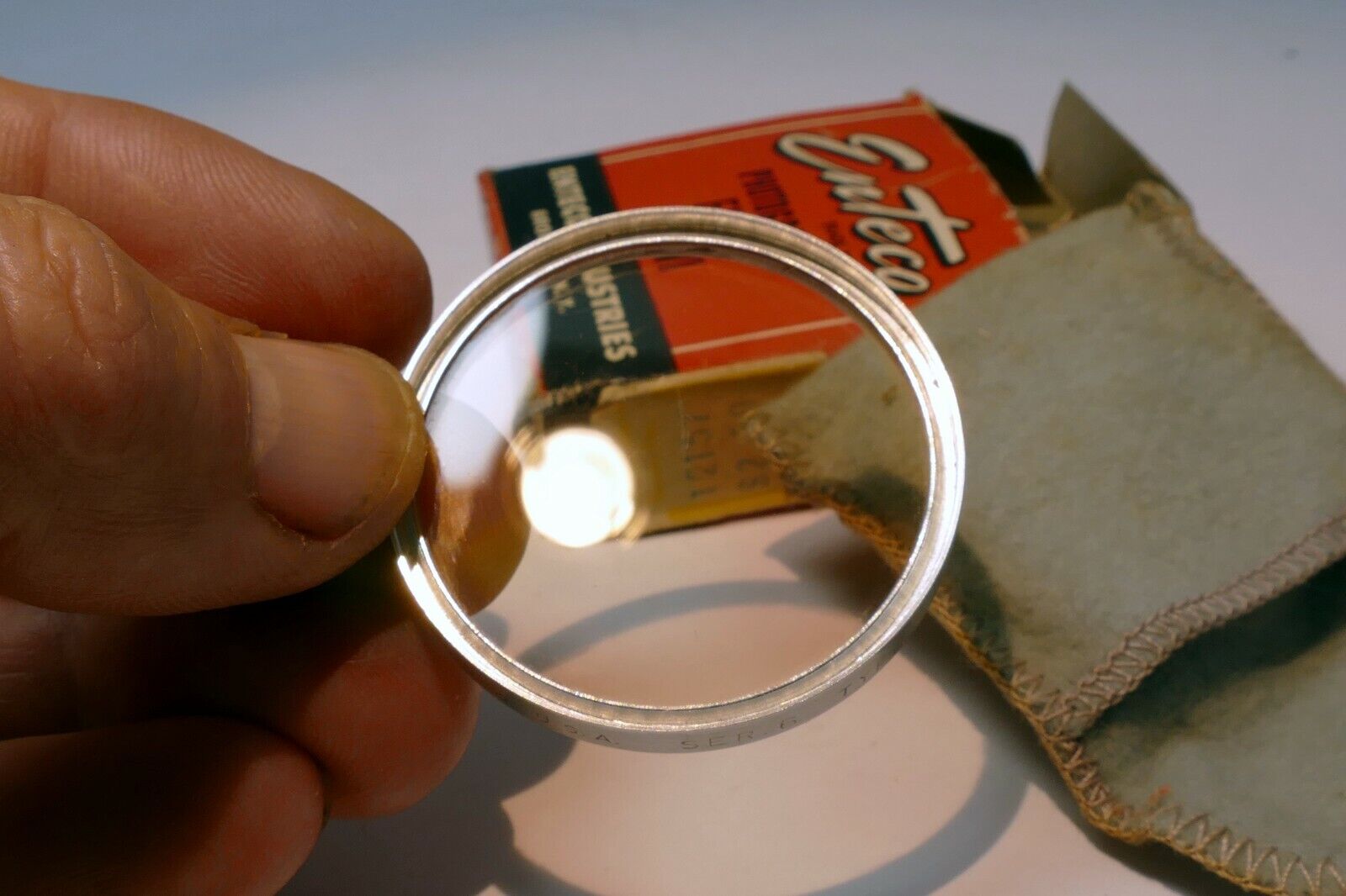 Enteco Lens filter drop in series 6 VI  85C Converts 4900°K to 3200°K Tungsten