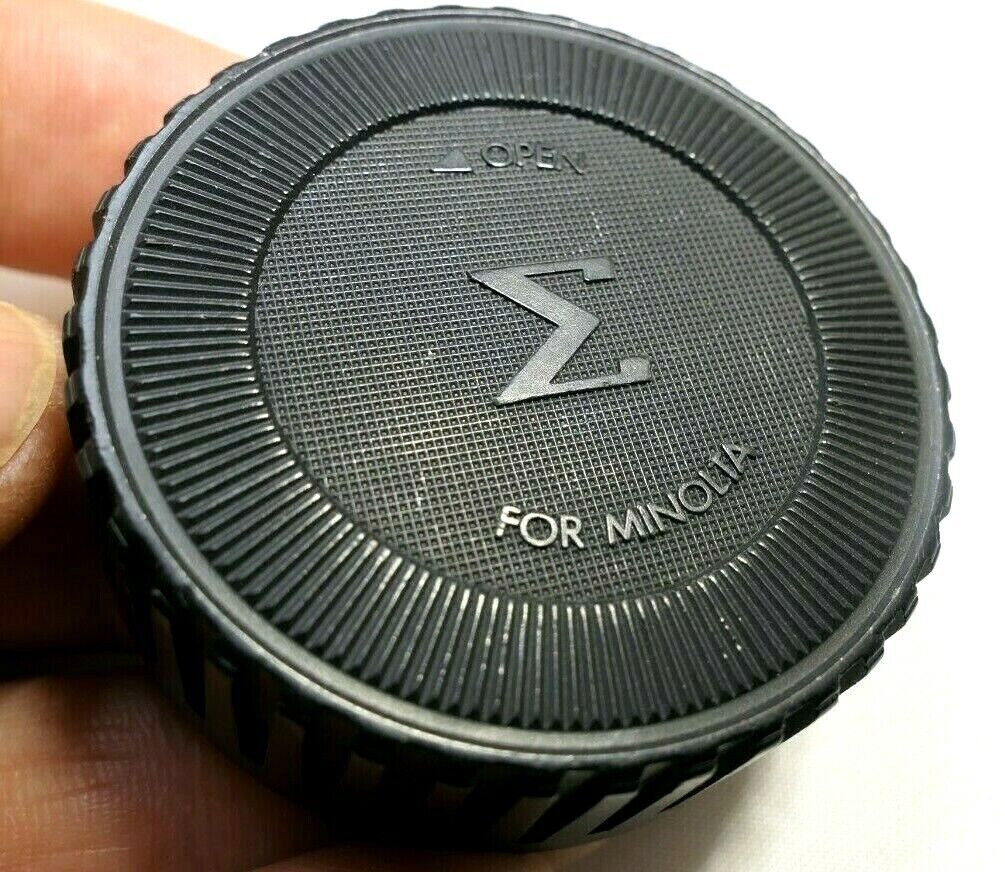 Sigma Rear Lens Cap for Minolta MD MC  mount  lenses mini wide 28mm f2.8