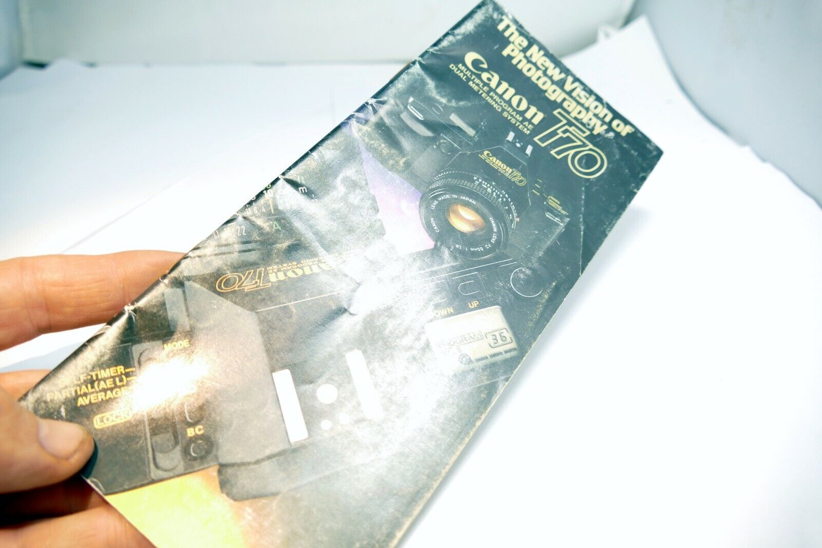 Canon T70 camera Sales Brochure Guide English New Vision Photography  1984