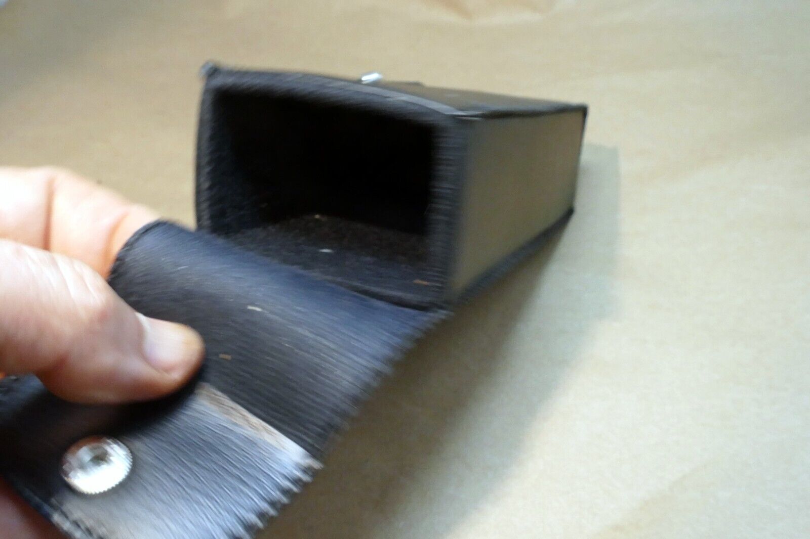 Vintage Leica  case for battery grip winder 6X14cm