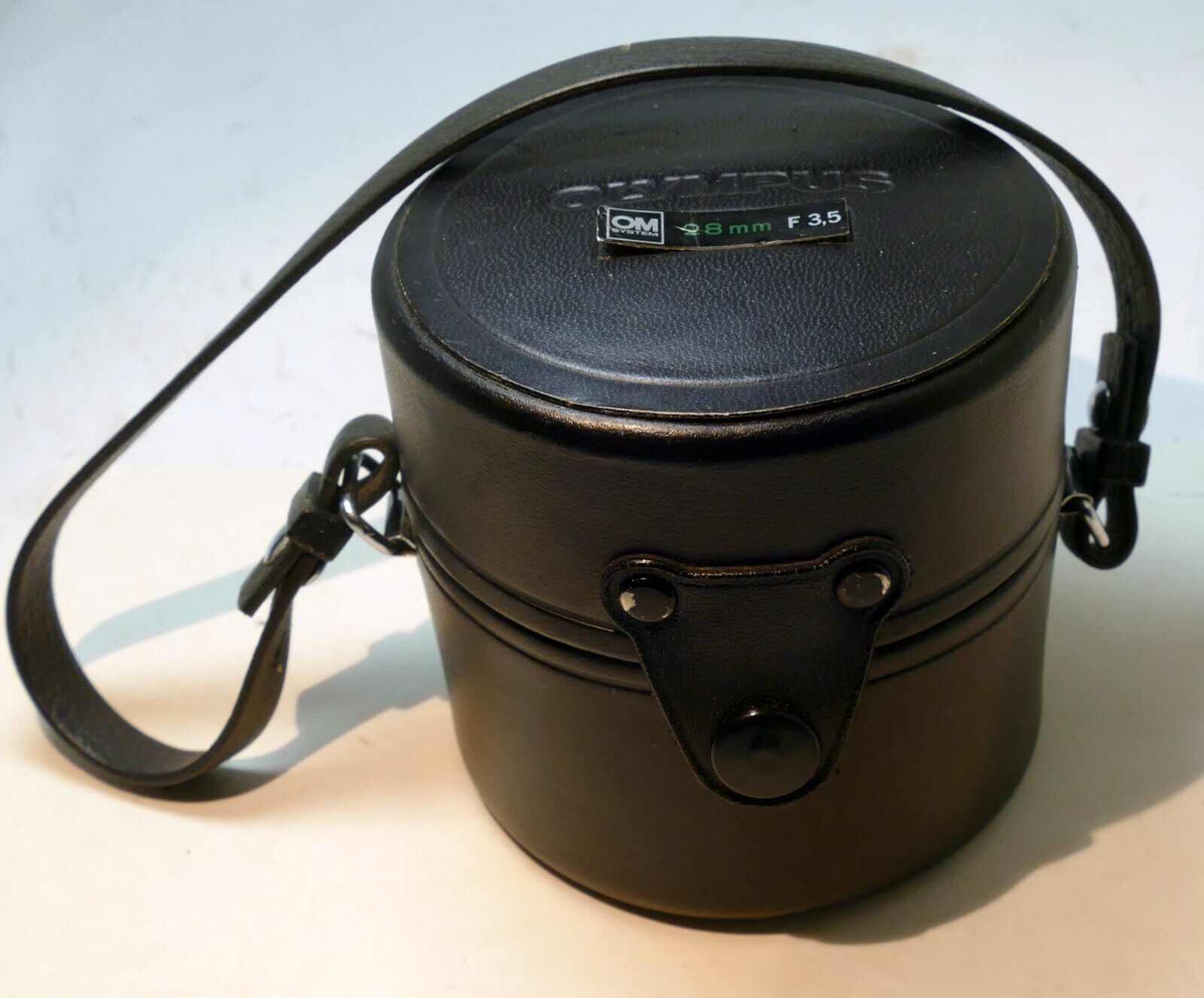 Olympus Hard Lens Case for OM 28mm f3.5 f2.8  genuine OEM - fits 50mm f1.4