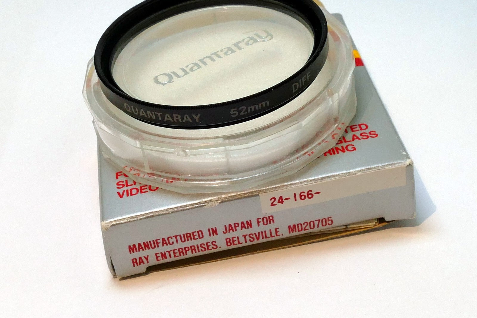 Quantaray  Lens Filter 52mm DiFF diffusion Soft Focus  portraiture - mint