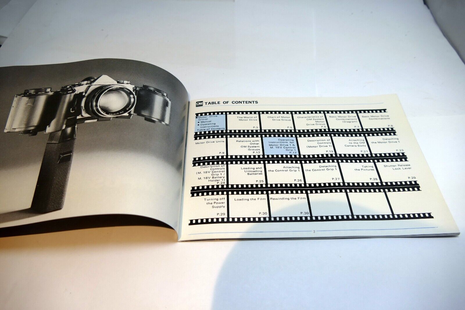 Olympus OM System manual for Motor Drive 1 group