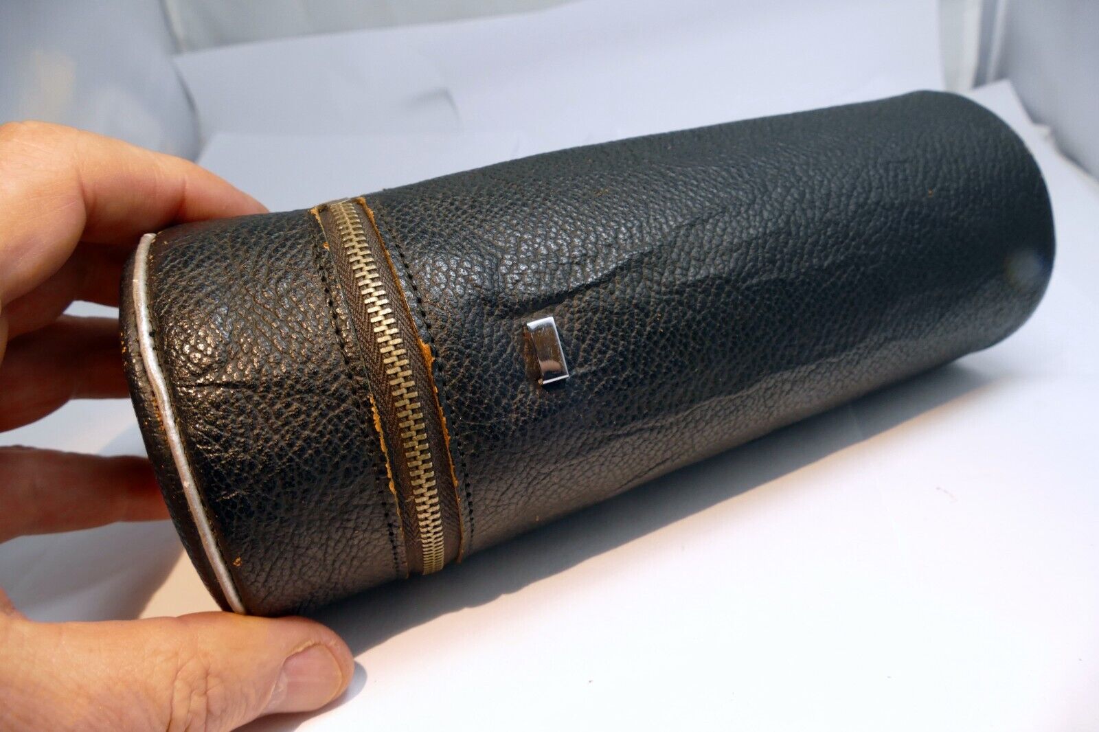 Komura  Leather Case for 80-200mm 200mm lens 8X3" telephoto
