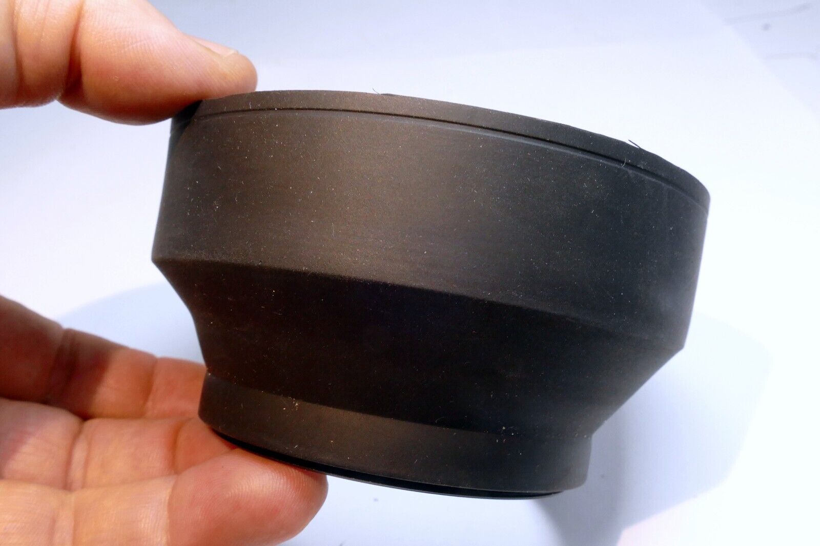 72mm rubber lens hood 3-way collapsible double threaded wide angle telephoto