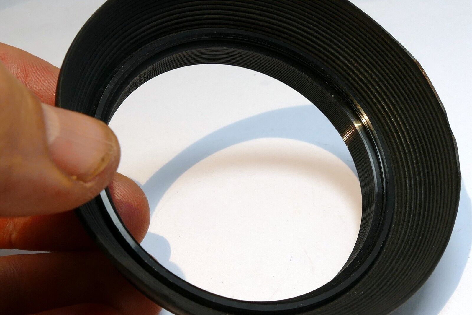 62mm Short Rubber Lens Hood Shade  double threaded