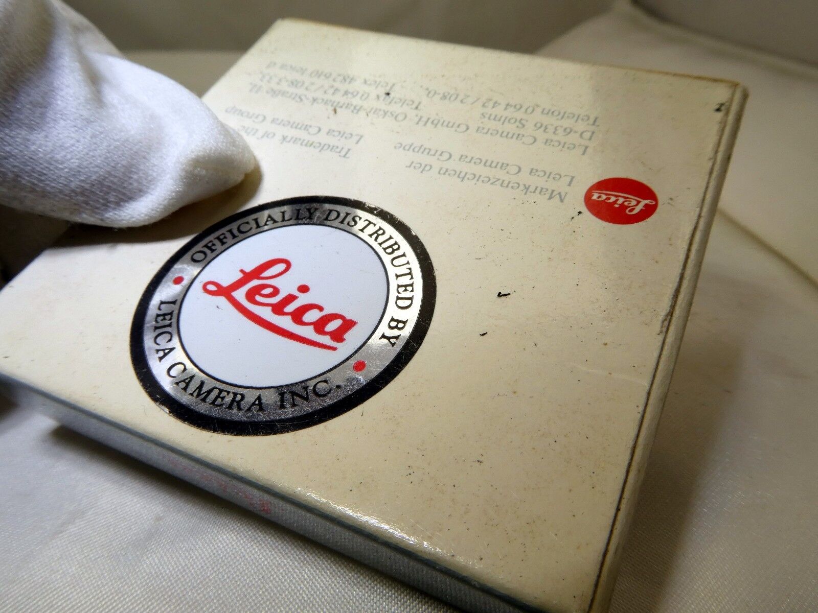 Empty Paper Box for Leica series VII  lens filter vintage OEM