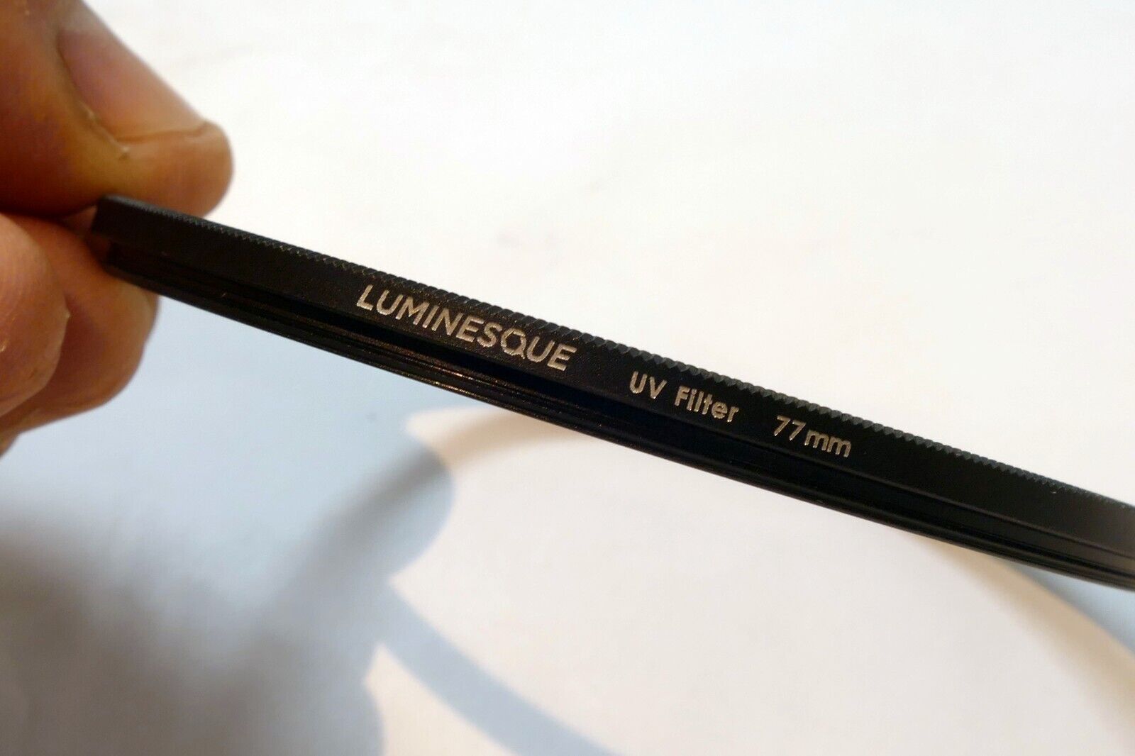 Luminesque 77mm UV HAZE Filter Clear Low profile for wide angle lenses