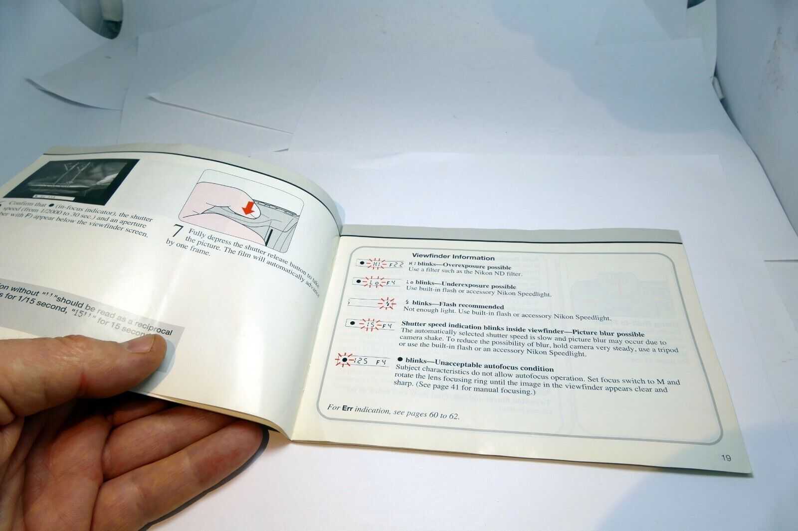 Nikon N50 CAMERA Guide Book  Instruction manual missing cover page