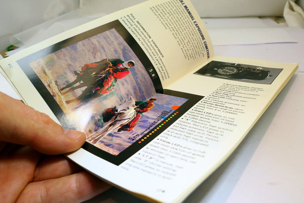 Pentax ILX LX camera  (EN) booklet brochure guide genuine