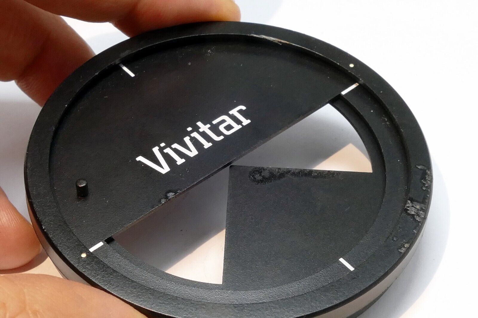 Vivitar half fame field rotating adapter for the lens