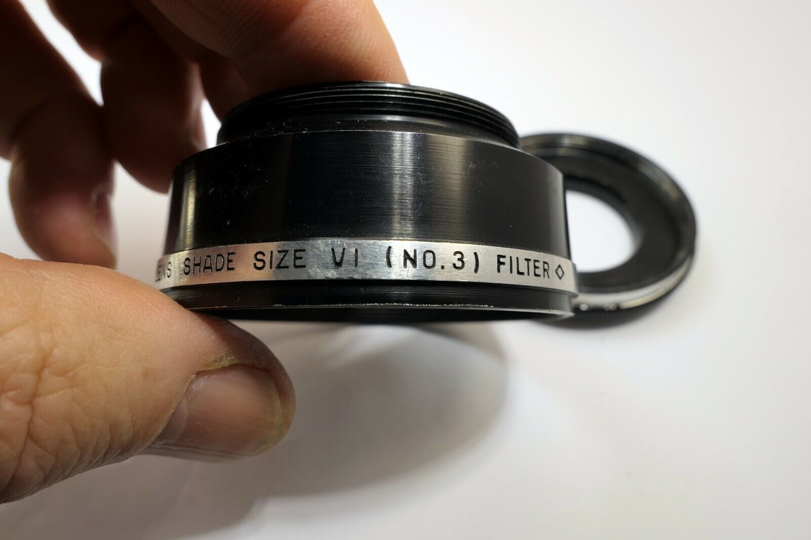 Harrison Series 6 VI 44mm OD lens hood shade metal w/ 30mm OD threads on bottom