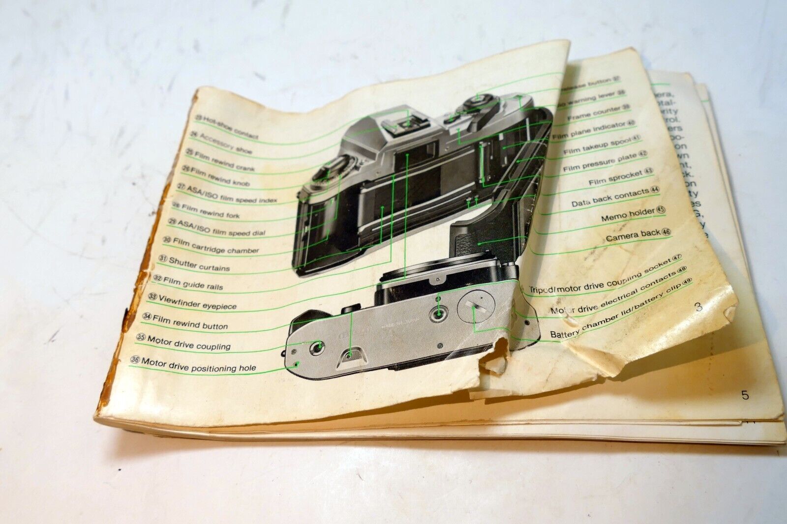 Nikon FG Camera nstructions manual guide English EN - MISSING COVER PAGE