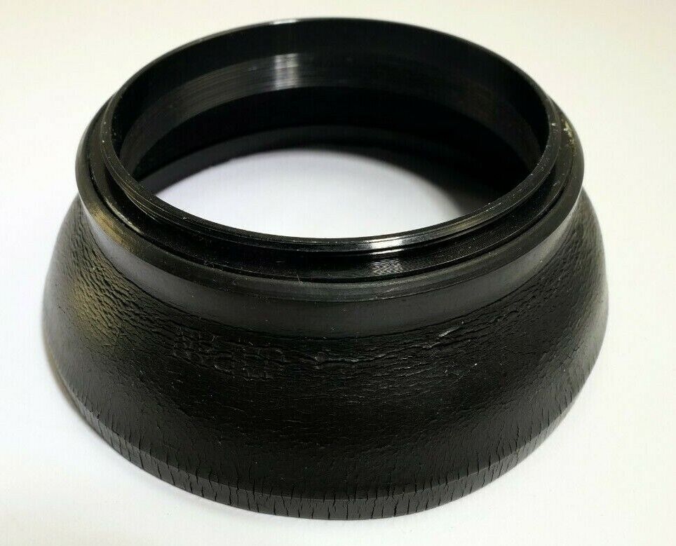 Vivitar 52mm Rigit Rubber Lens Hood Shade vintage for 50mm f1.8 lens