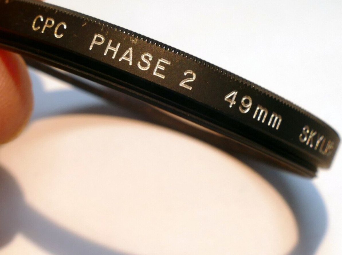 CPC 49mm Lens Filter Skylight 1A sky threaded screw in made in Japan