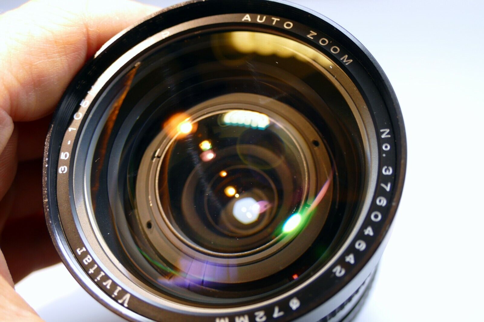 Vivitar 35-100mm f3.5 MC for Minolta manual focus lens (AS IS PARTS or REPAIR)