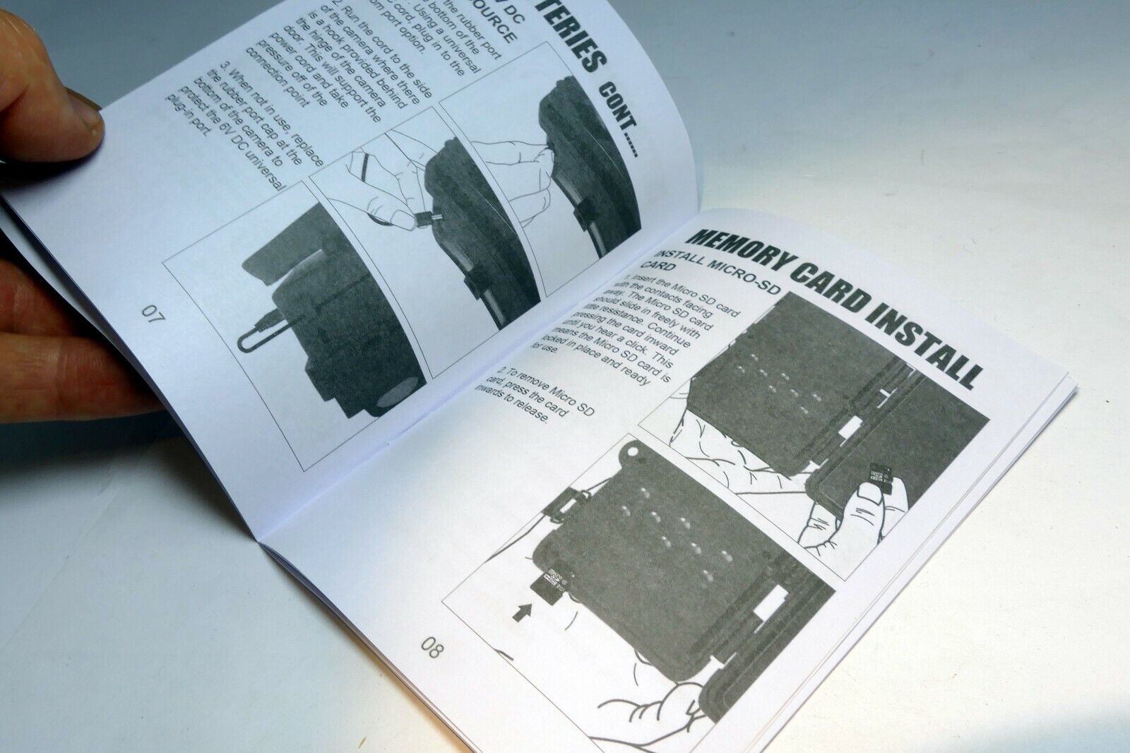 Trail Camera HC-801 A/B Guide Instruction Manual English