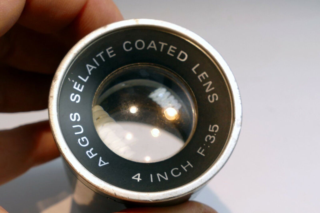 Argus Selaite 4" Inch f3.5  lens for AQT Slide Projector 