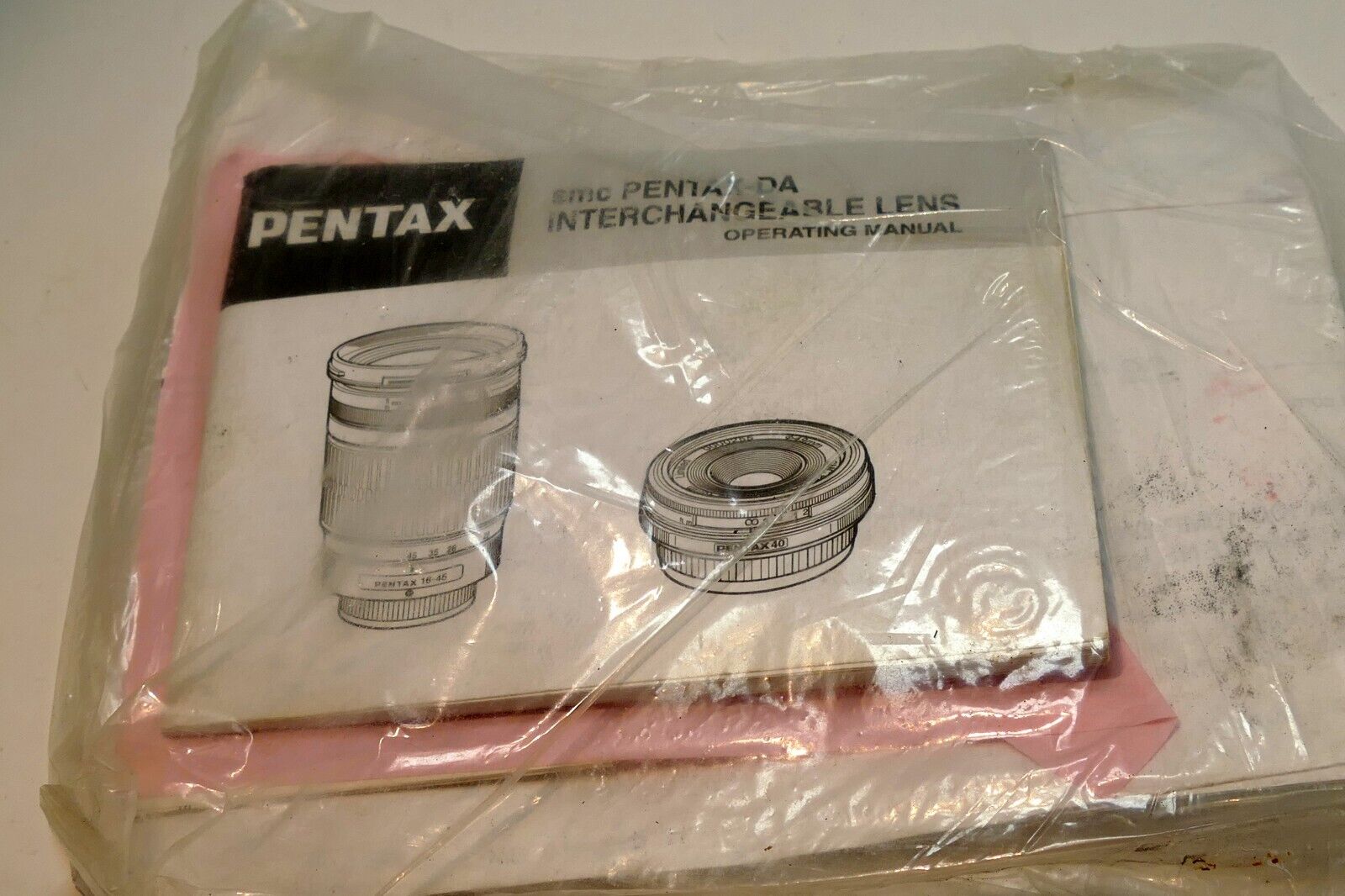Pentax 16-45mm f4 40mm f2.8 DA SMC Lens Guide Manual Instructions (EN)