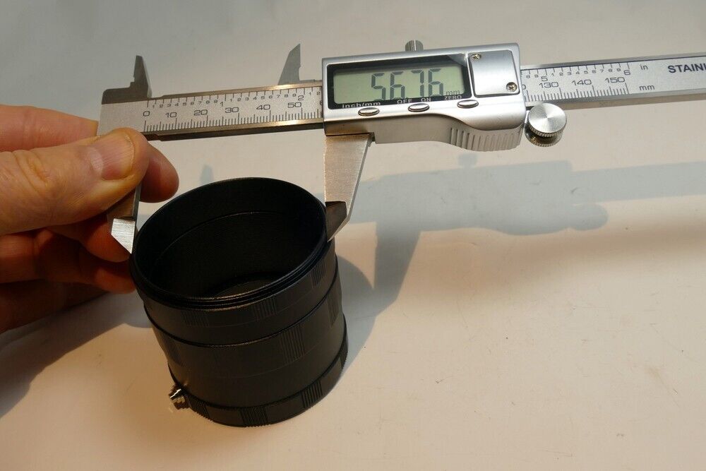 57mm Threaded lens Macro Tube Close up set  14mm 28mm 7mm with F mount