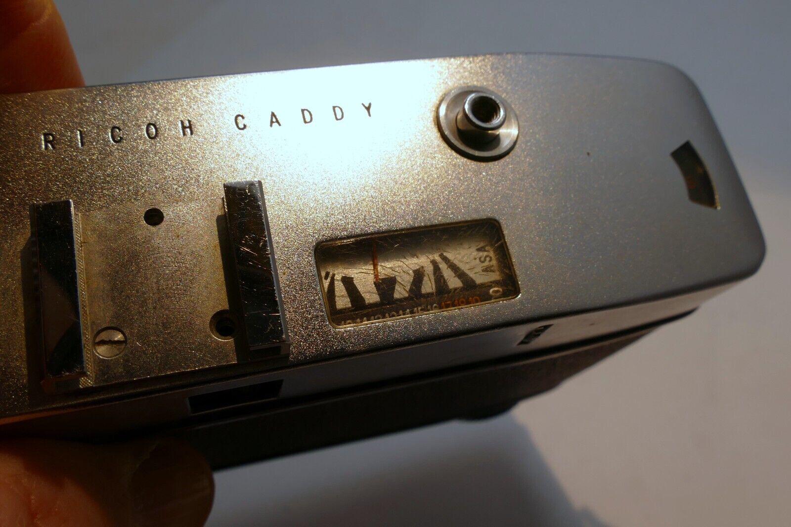 Ricoh Caddy Film 35mm half frame Camera w/ 25mm f2.8 lens - AS IS