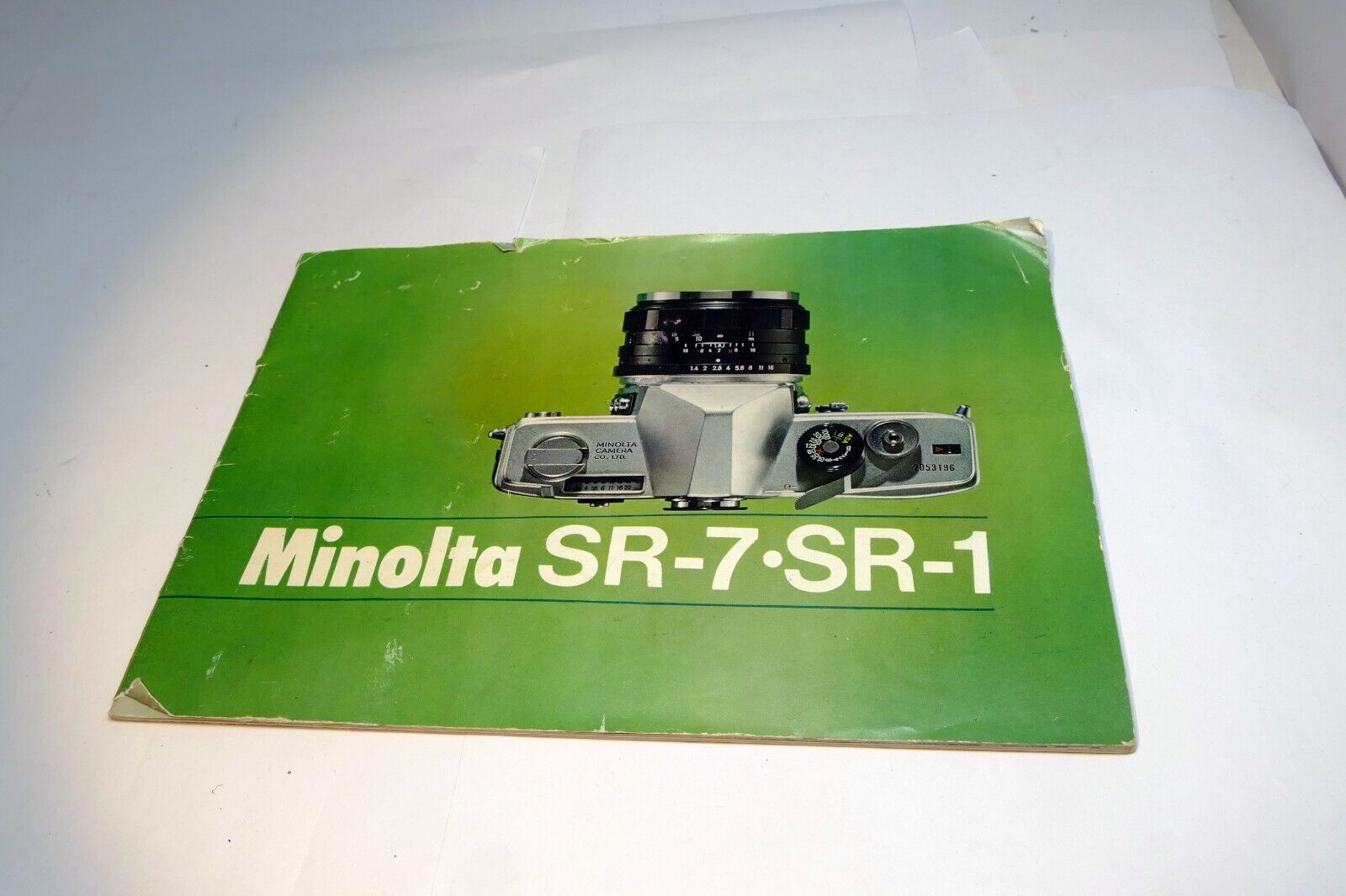 Minolta SR-7 SR-1 Camera Brochure Guide