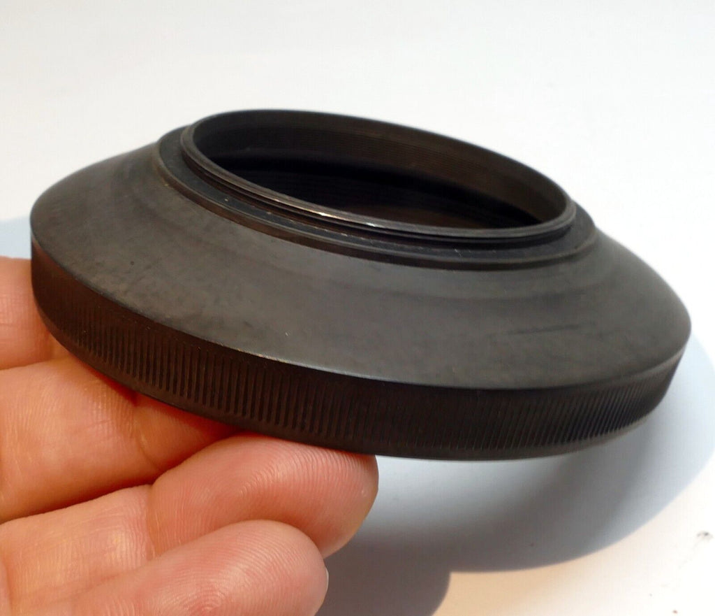 58mm Rubber Lens Hood Shade Single threaded collapsible wide angle