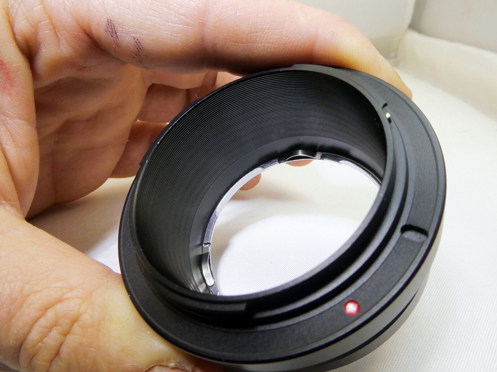 Olympus OM Lens mount adapter to Canon EOS R Full frame Mirrorless Camera