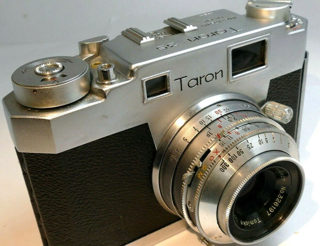 Taron 35 camera with Tomioka Lausar 4.5cm f2.8 Lens rangefinder EP Nihon Kossoki